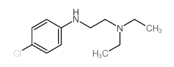 N-(4-chlorophenyl)-N,N-diethyl-ethane-1,2-diamine结构式