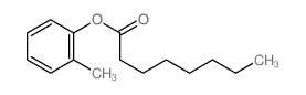 Octanoic acid,2-methylphenyl ester结构式