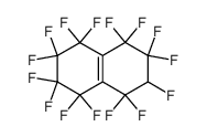 1,1,2,2,3,3,4,4,5,5,6,6,7,8,8-pentadecafluoro-1,2,3,4,5,6,7,8-octahydronaphthalene结构式
