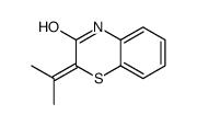 2-propan-2-ylidene-4H-1,4-benzothiazin-3-one结构式