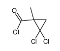 2,2-二氯-1-甲基-环丙烷羰酰氯结构式