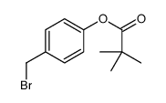 [4-(bromomethyl)phenyl] 2,2-dimethylpropanoate结构式