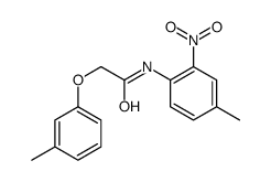 N-(4-methyl-2-nitrophenyl)-2-(3-methylphenoxy)acetamide Structure