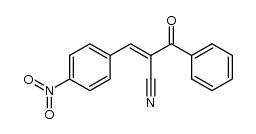 (E)-2-benzoyl-3-(4-nitrophenyl)acrylonitrile Structure