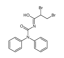 2,3-dibromo-N-(diphenylcarbamoyl)propanamide Structure