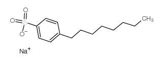 4-正辛基苯磺酸钠结构式