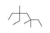 3-ethyl-3,5,5-trimethylheptane结构式