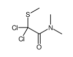 2,2-dichloro-N,N-dimethyl-2-methylsulfanylacetamide Structure