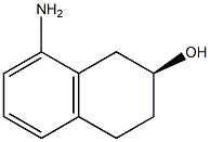 (S)-8-amino-1,2,3,4-tetrahydronaphthalen-2-ol Structure