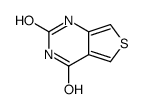 2,4-二羟基噻吩并[3,4-d]嘧啶结构式