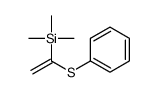 trimethyl(1-phenylsulfanylethenyl)silane Structure