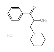 2-methyl-1-phenyl-3-(1-piperidyl)propan-1-one结构式