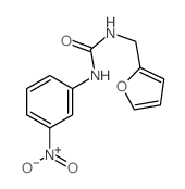 1-(2-furylmethyl)-3-(3-nitrophenyl)urea结构式