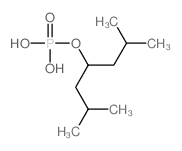 2,6-dimethylheptan-4-yloxyphosphonic acid结构式