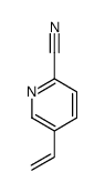2-Pyridinecarbonitrile,5-ethenyl-(9CI) Structure