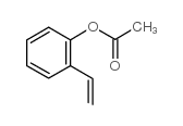 乙酸-2-乙烯基苯基酯结构式