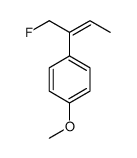 Benzene, 1-[1-(fluoromethyl)-1-propenyl]-4-methoxy- (9CI)结构式