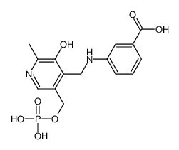 3-carboxyphenylpyridoxamine 5-phosphate Structure