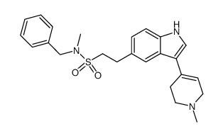 2-[3-(1-methyl-1,2,3,6-tetrahydropyridin-4-yl)-1H-indol-5-yl]ethanesulfonic acid benzylmethylamide Structure