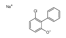 Sodium 2-chloro-6-phenyl phenate Structure
