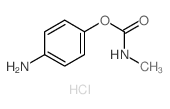 Phenol, 4-amino-,methylcarbamate (ester), monohydrochloride (9CI)结构式