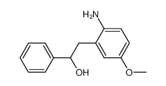 α-phenyl-2-amino-5-methoxyphenethyl alcohol结构式