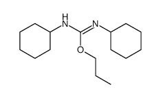 N,N-dicyclohexyl-O-(propyl)isourea Structure
