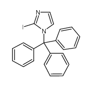2-碘-1-三苯甲基-1H-咪唑结构式