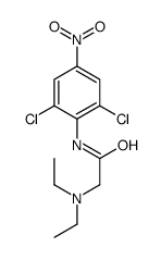 2',6'-Dichloro-2-diethylamino-4'-nitroacetanilide Structure