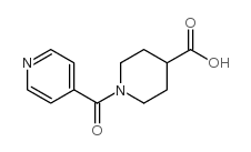 1-ISONICOTINOYLPIPERIDINE-4-CARBOXYLIC ACID Structure