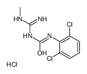 1-(2,6-dichlorophenyl)-3-(N'-methylcarbamimidoyl)urea,hydrochloride Structure