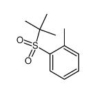 1-[(1,1-dimethylethyl)sulphonyl]-2-methylbenzene结构式