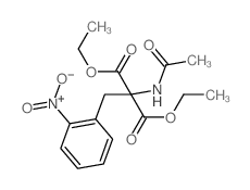 Propanedioic acid,2-(acetylamino)-2-[(2-nitrophenyl)methyl]-, 1,3-diethyl ester picture