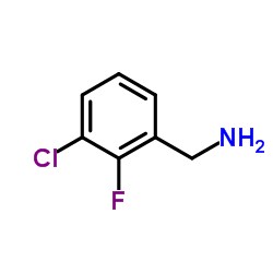 3-Chloro-2-fluorobenzylamine Structure