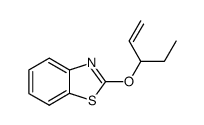 Benzothiazole, 2-[(1-ethyl-2-propenyl)oxy]- (9CI)结构式