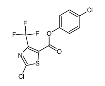 2-chloro-4-trifluoromethyl-thiazole-5-carboxylic acid 4-chloro-phenyl ester Structure