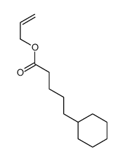 环己基戊酸烯丙酯结构式