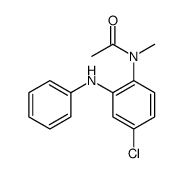 N-[4-氯-2-(苯基氨基)苯基]-N-甲基乙酰胺(Clobazam杂质)结构式