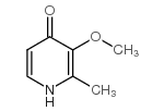 3-甲氧基-2-甲基-1H-吡啶-4-酮结构式