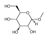 methyl 1-d-α-D-glucopyranoside Structure
