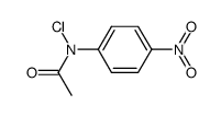 N-chloro-p-nitroacetanilide结构式