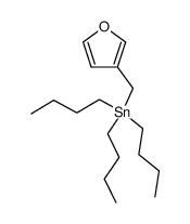(3-furyl)methyl-tri-n-butylstannane Structure