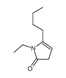 5-butyl-1-ethyl-3H-pyrrol-2-one结构式