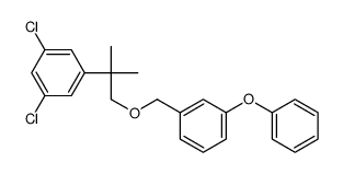 1,3-dichloro-5-[2-methyl-1-[(3-phenoxyphenyl)methoxy]propan-2-yl]benzene结构式