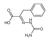 phenyl pyruvic acid semicarbazone Structure