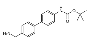 4-(4-氨基甲基)苯基-1-n-boc-苯胺结构式