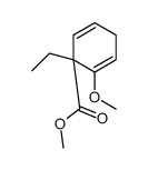 methyl 1-ethyl-2-methoxycyclohexa-2,5-diene-1-carboxylate结构式