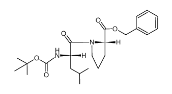 N-Boc-Leu-Pro-OBn结构式