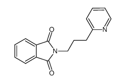 2-[3-(pyridin-2-yl)propyl]isoindoline-1,3-dione Structure