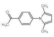 N-(4-乙酰苯)-2,5-二甲基吡咯结构式